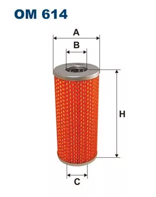 Oil Filter FILTRON OM 614)