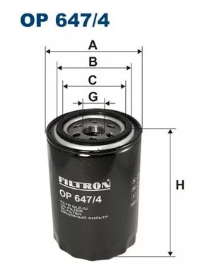 Filter, operating hydraulics FILTRON OP 647/4)