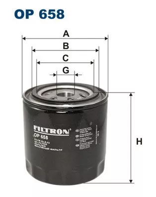 Oil Filter FILTRON OP 658)