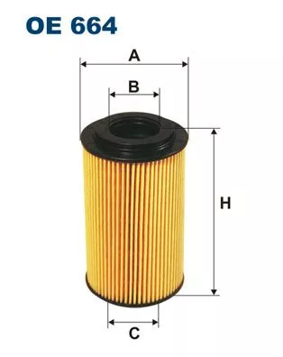 Oliefilter FILTRON OE 664)