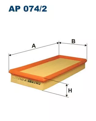 Air Filter FILTRON AP 074/2)