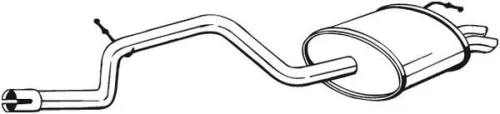Achterdemper BOSAL 279-113)
