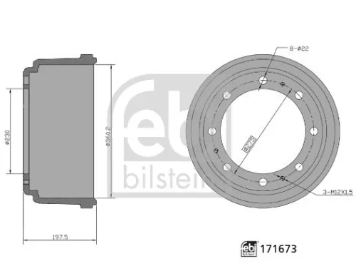 Bolt, tensioner pulley FEBI BILSTEIN 171869)