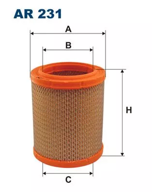 Luchtfilter FILTRON AR 231)