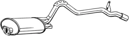 Achterdemper BOSAL 283-605)