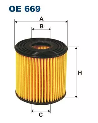 Oil Filter FILTRON OE 669)
