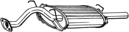 Achterdemper BOSAL 163-157)