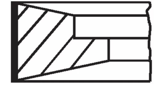 Piston Ring Set MAHLE 061 06 N0)