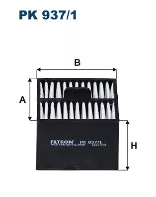 Brandstoffilter FILTRON PK 937/1)