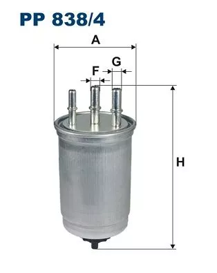 Fuel Filter FILTRON PP 838/4)