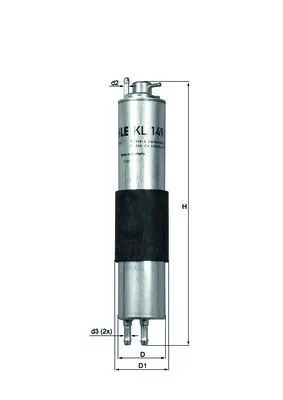 Fuel Filter KNECHT KL 149)