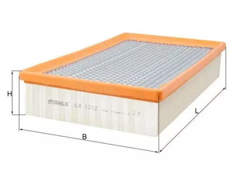 Luchtfilter KNECHT LX 1212)