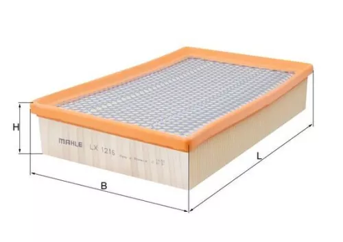 Luchtfilter KNECHT LX 1216)