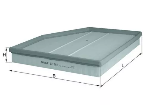 Luchtfilter KNECHT LX 982)