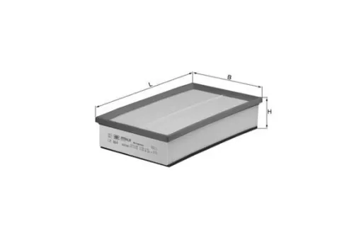 Luchtfilter KNECHT LX 864)