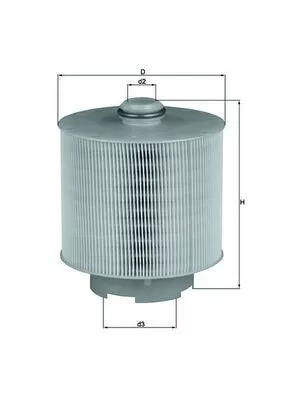 Luchtfilter KNECHT LX 1006/1D)