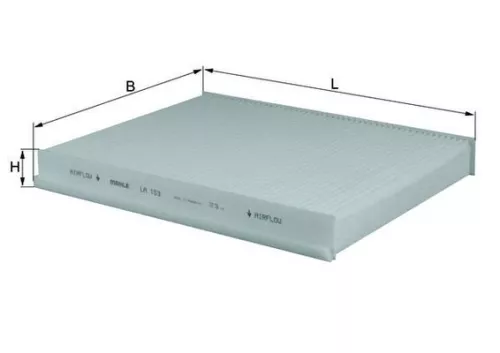 Filter, cabinelucht KNECHT LA 153)
