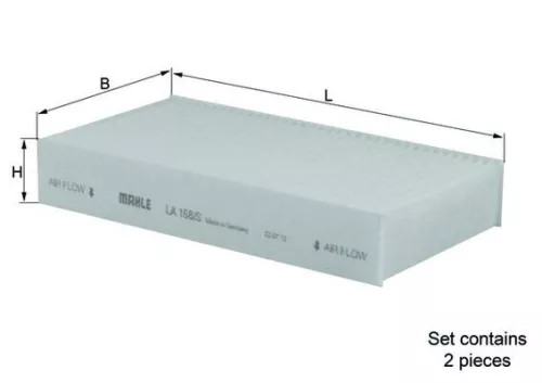 Filter, cabin air KNECHT LA 168/S)
