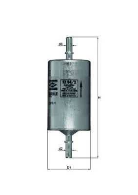 Brandstoffilter KNECHT KL 84/2)