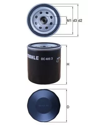 Oil Filter KNECHT OC 405/3)