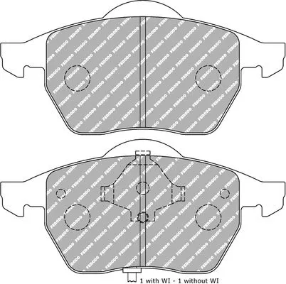 Remblokkenset, schijfrem FERODO RACING FDS1463)