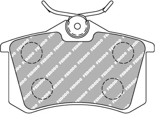 Brake Pad Set, disc brake FERODO RACING FDS1083)