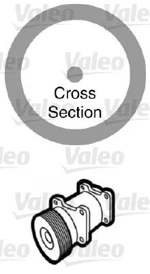 Pakking, koelvloeistofleiding VALEO 509159)