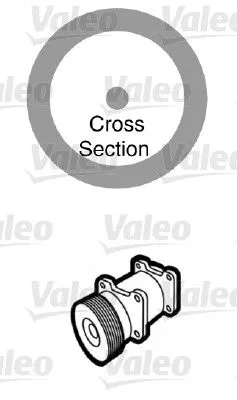 Pakking, koelvloeistofleiding VALEO 509171)