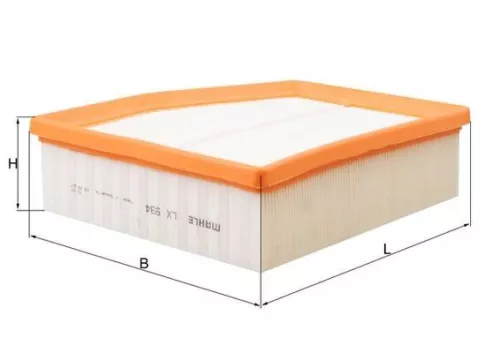 Luchtfilter KNECHT LX 934)