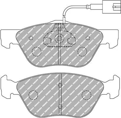 Remblokkenset, schijfrem FERODO RACING FDS1052)