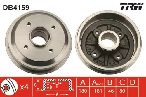 Remtrommel TRW DB4159)