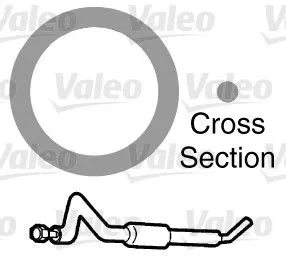 Gasket, coolant pipe VALEO 509145)