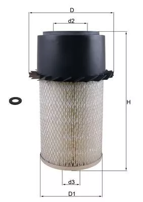 Air Filter KNECHT LX 17)