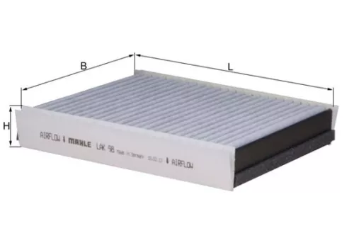 Filter, cabinelucht KNECHT LAK 98)