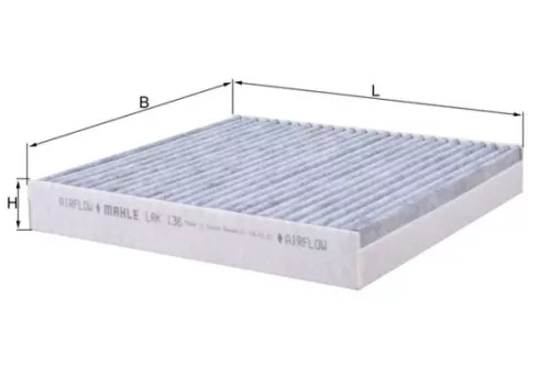 Filter, cabinelucht KNECHT LAK 136)