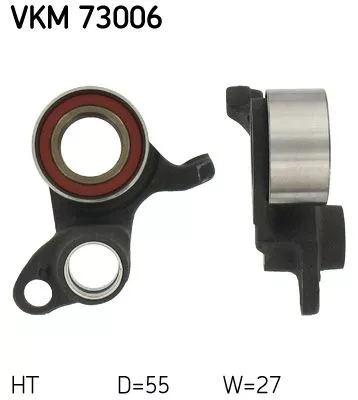 Tensioner Pulley, timing belt SKF VKM 73006)