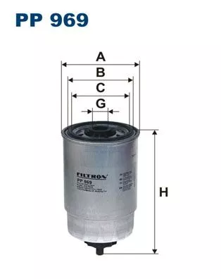 Fuel Filter FILTRON PP 969)