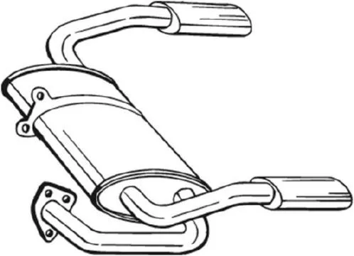 Achterdemper BOSAL 115-335)