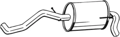 Achterdemper BOSAL 227-473)