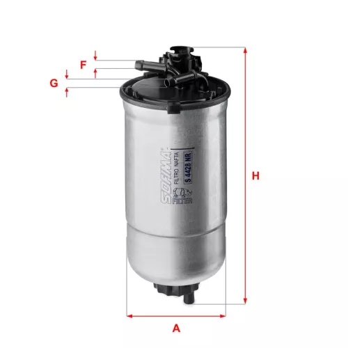Fuel Filter SOFIMA S 4428 NR)