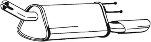 Achterdemper BOSAL 185-371)