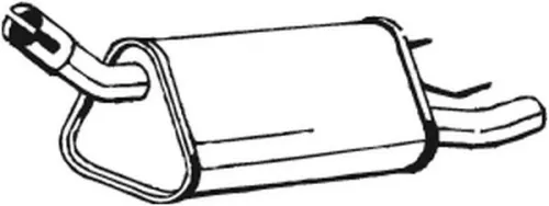 Achterdemper BOSAL 185-613)