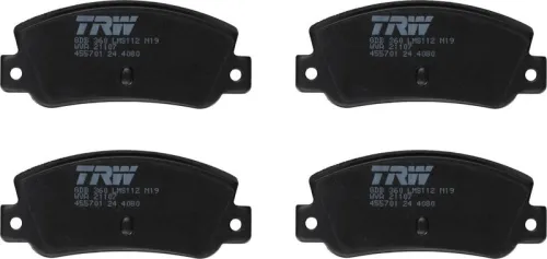 Brake Pad Set, disc brake TRW GDB360)