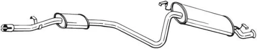 Achterdemper BOSAL 287-149)