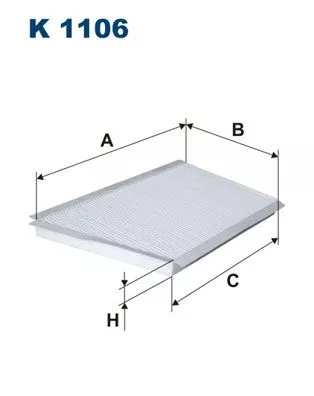 Filter, cabin air FILTRON K 1106)