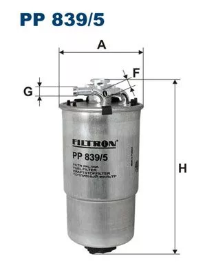 Fuel Filter FILTRON PP 839/5)