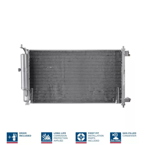 Condensor, airconditioning NISSENS 94621)
