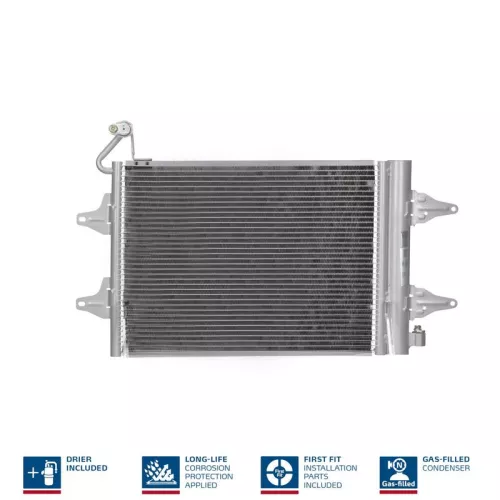 Condenser, air conditioning NISSENS 94628)