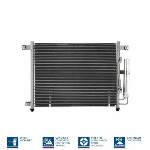 Condensor, airconditioning NISSENS 94641)