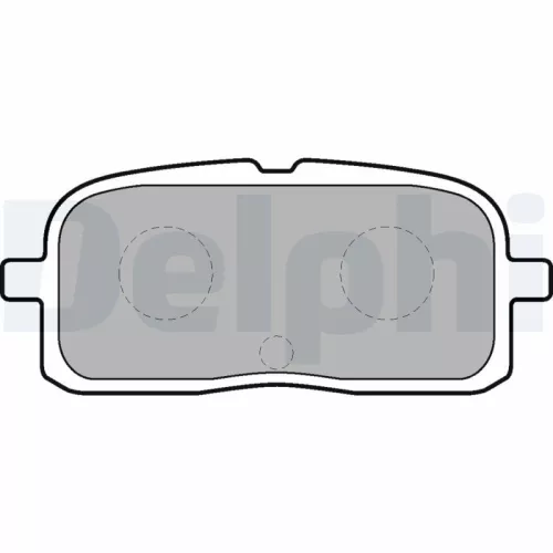 Brake Pad Set, disc brake DELPHI LP1717)